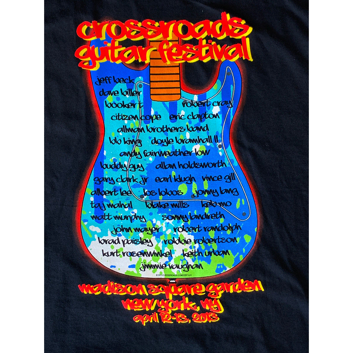 2013 Crash Guitar T-Shirt