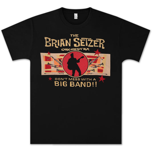 Brian Setzer Orchestra - Don't Mess With A Big Band Ladies Tee