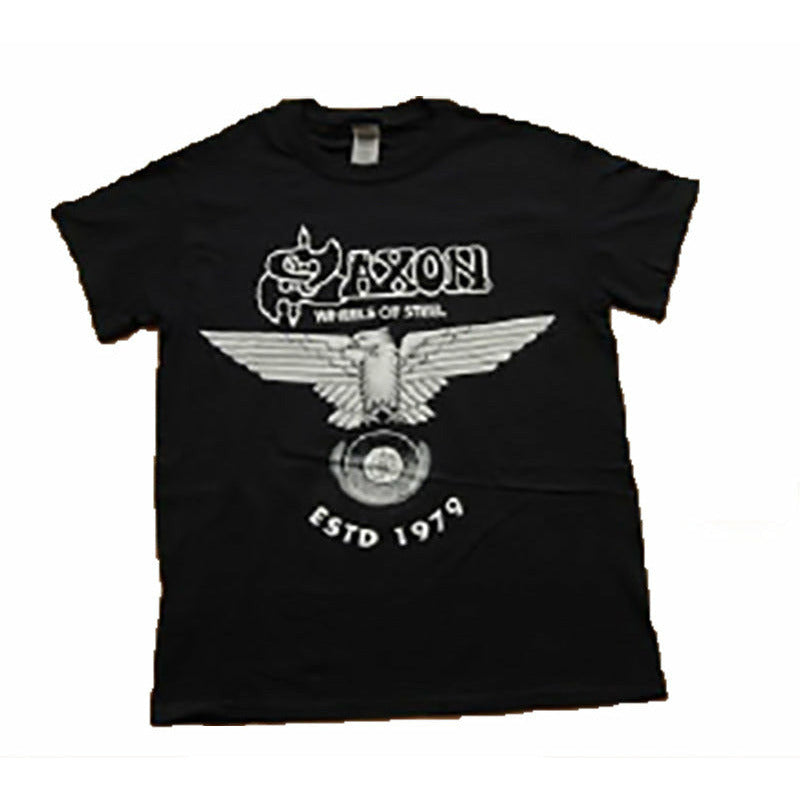 Saxon - Wheels of Steel Tee - Black