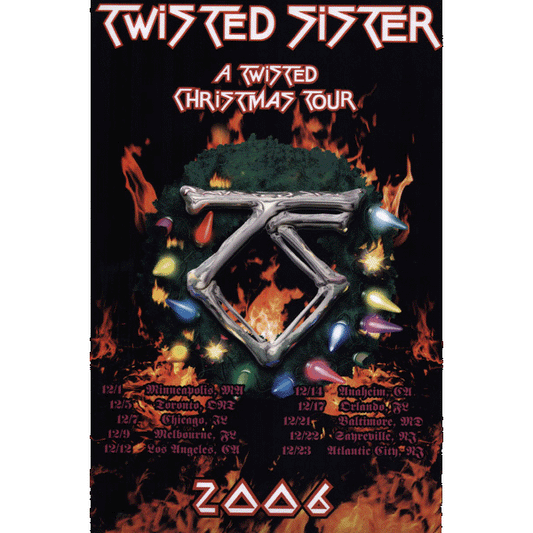 Twisted Sister - 2006 Twisted Christmas Tour Poster