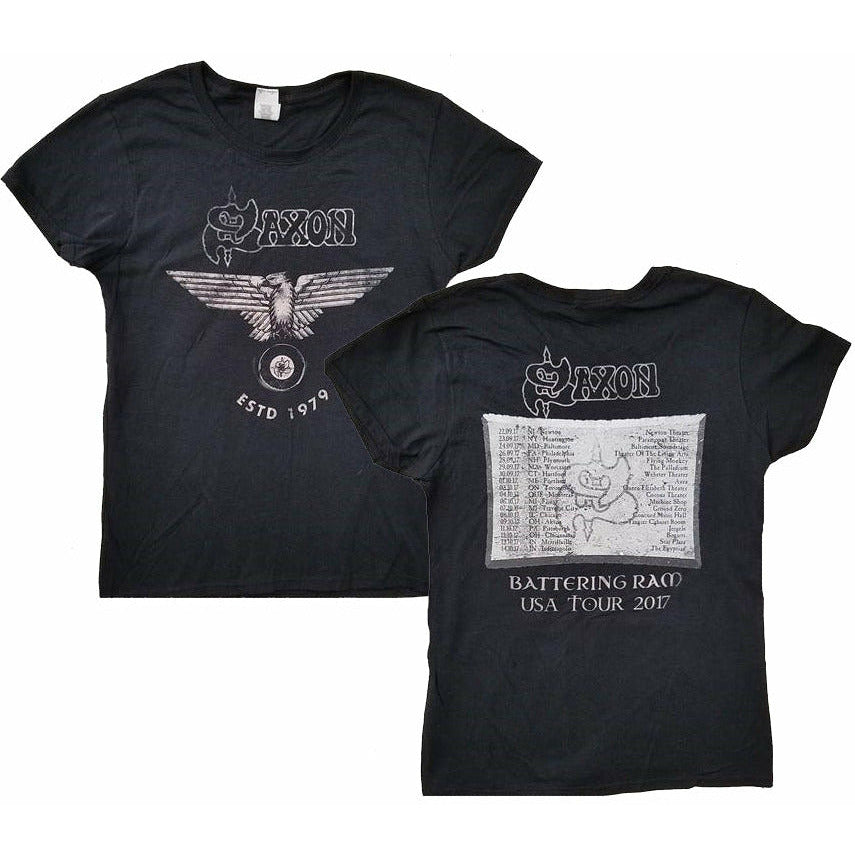 Saxon - Wheels of Steel Fall 2017 Tour Ladies T-Shirt