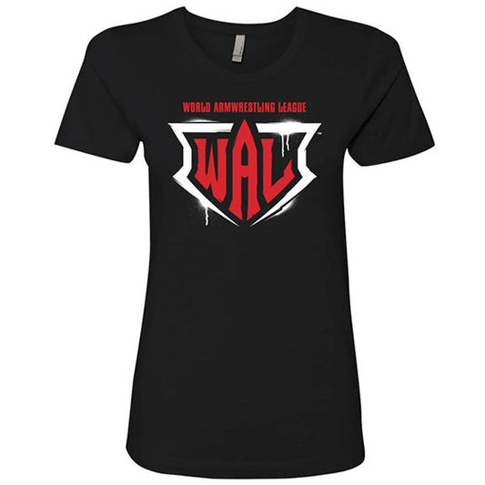 Ladies World Armwrestling League Graffiti Logo T-Shirt