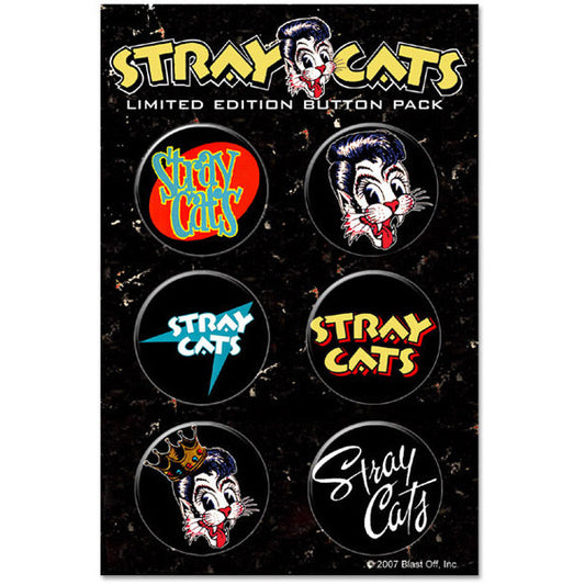 Stray Cats - Button Pack