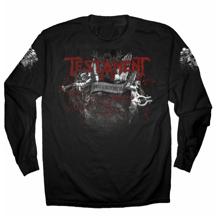 Testament - A Musical Death Dirge 2015 Tour Long Sleeve T-Shirt
