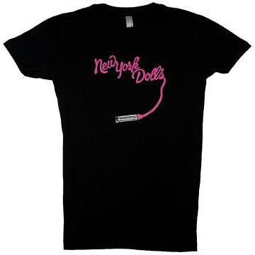 New York Dolls - Lipstick Logo Girly T-Shirt