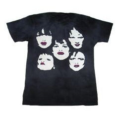 New York Dolls - Faces Distressed Tea Stained T-Shirt