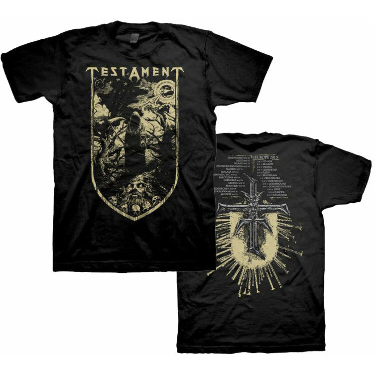 Testament - Old World 2015 European Tour T-Shirt