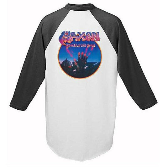 Saxon - Power and the Glory Baseball Raglan