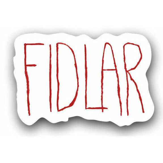 FIDLAR - Red Logo Sticker