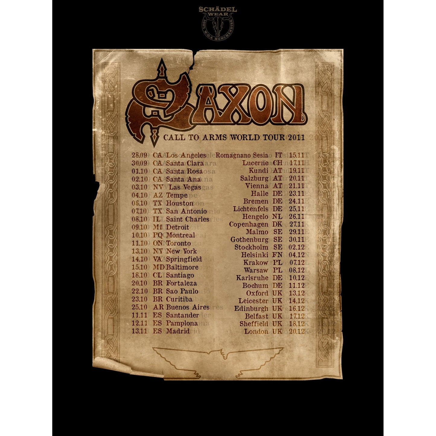 Saxon - Call to Arms T-Shirt