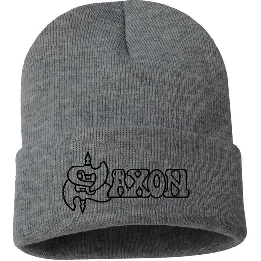 Saxon - Embroidered Logo Beanie
