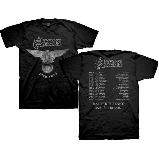 Saxon - Wheels of Steel 2017 USA Tour T-Shirt