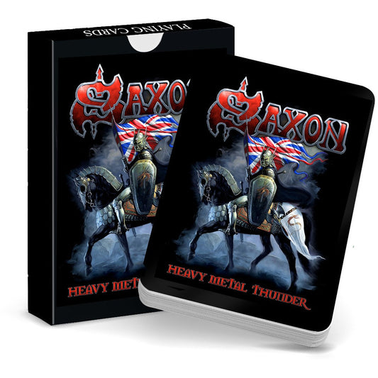 Saxon - Heavy Metal Thunder Playing Cards