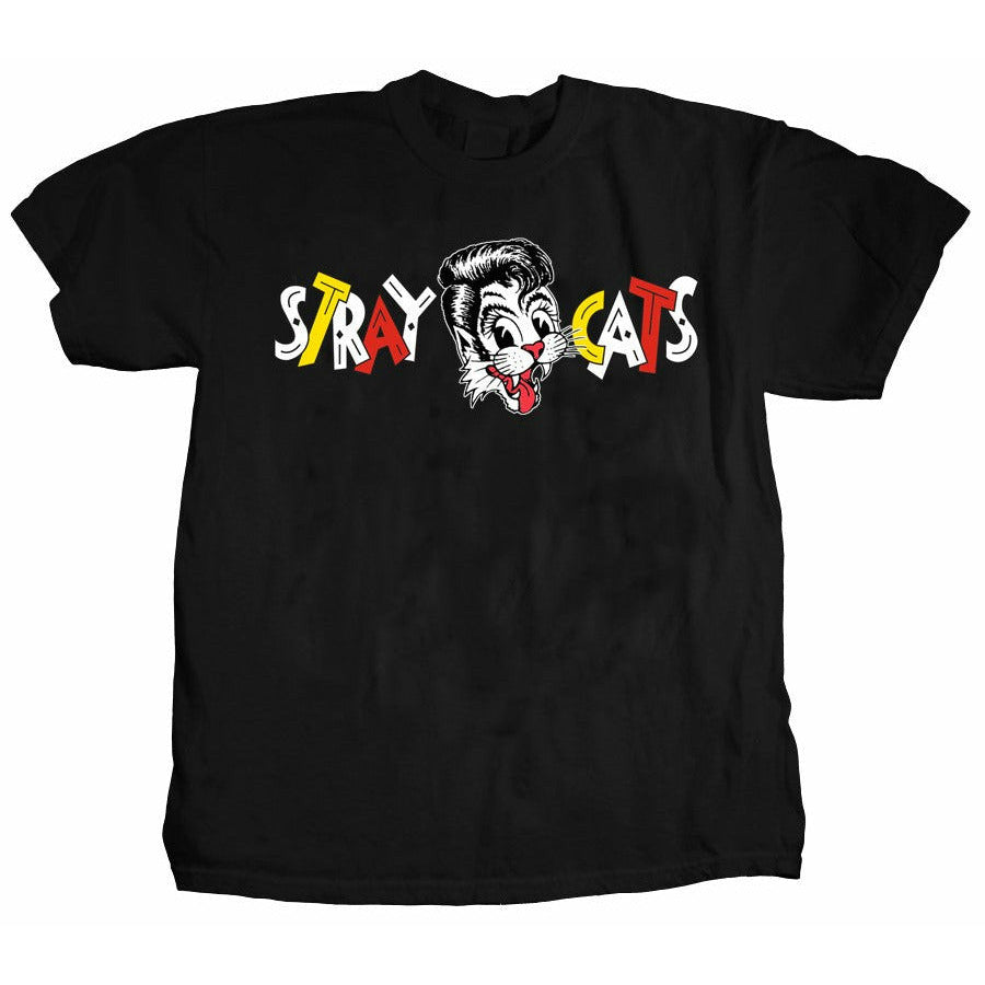 Stray Cats - Chest Logo T-Shirt