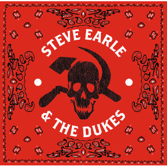 Steve Earle - Steve Earle & The Dukes Skull Bandana