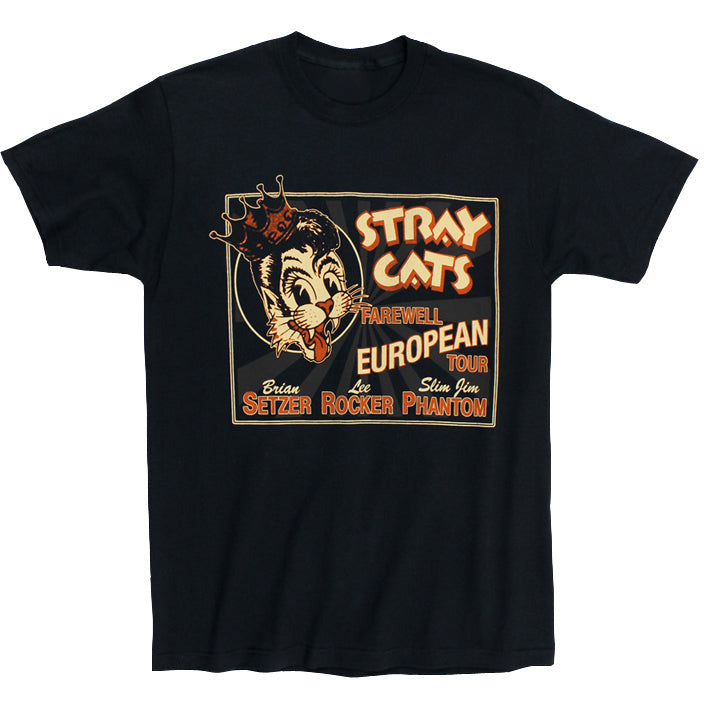 Stray Cats - Farewell European Tour T-Shirt