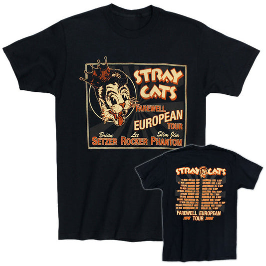 Stray Cats - Farewell European Tour T-Shirt