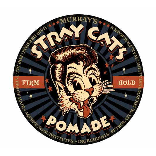 Stray Cats - Cat Head Logo Pomade - Firm Hold