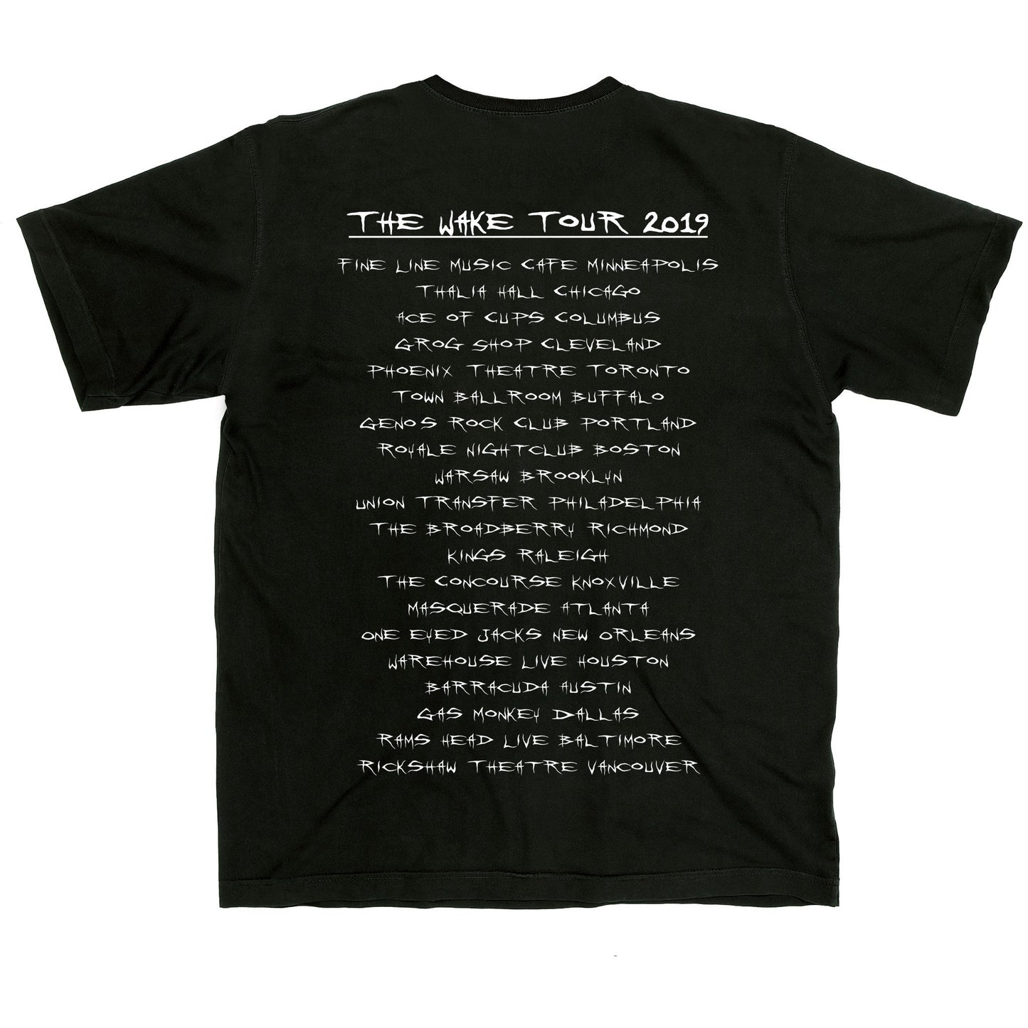 Voivod - The Wake 2019 Tour Itin T-Shirt