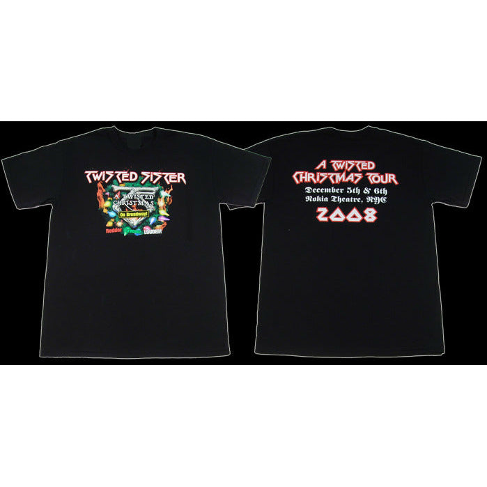 Twisted Sister - 2008 Twisted Christmas Tour T-Shirt