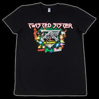 Twisted Sister - 2008 Twisted Christmas Tour Girls Cap Sleeve Shirt