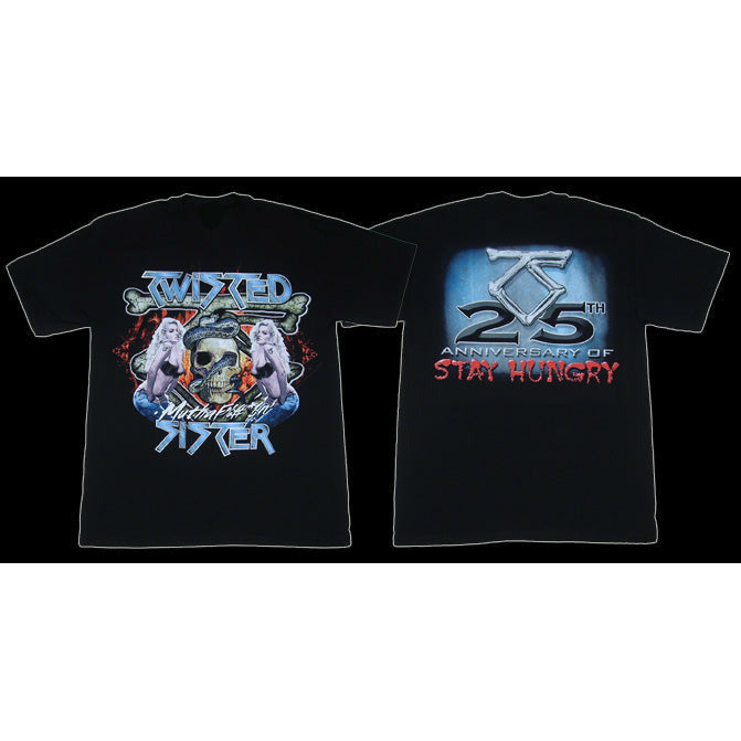 Twisted Sister - Chick Skull - 25th Anniversary T-Shirt