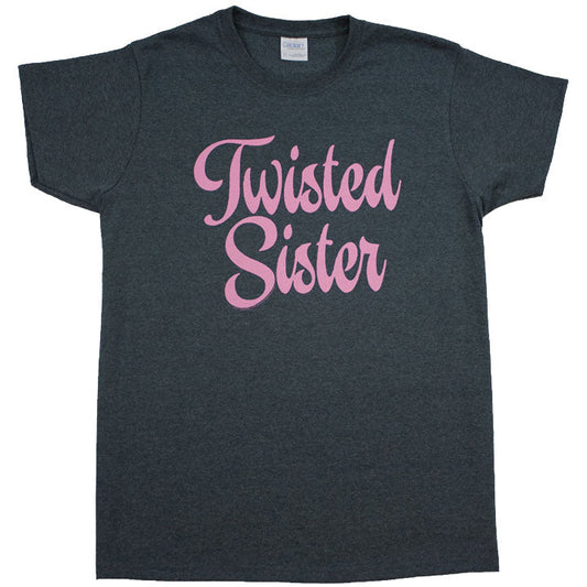 Twisted Sister - Script Twist Girly T-Shirt